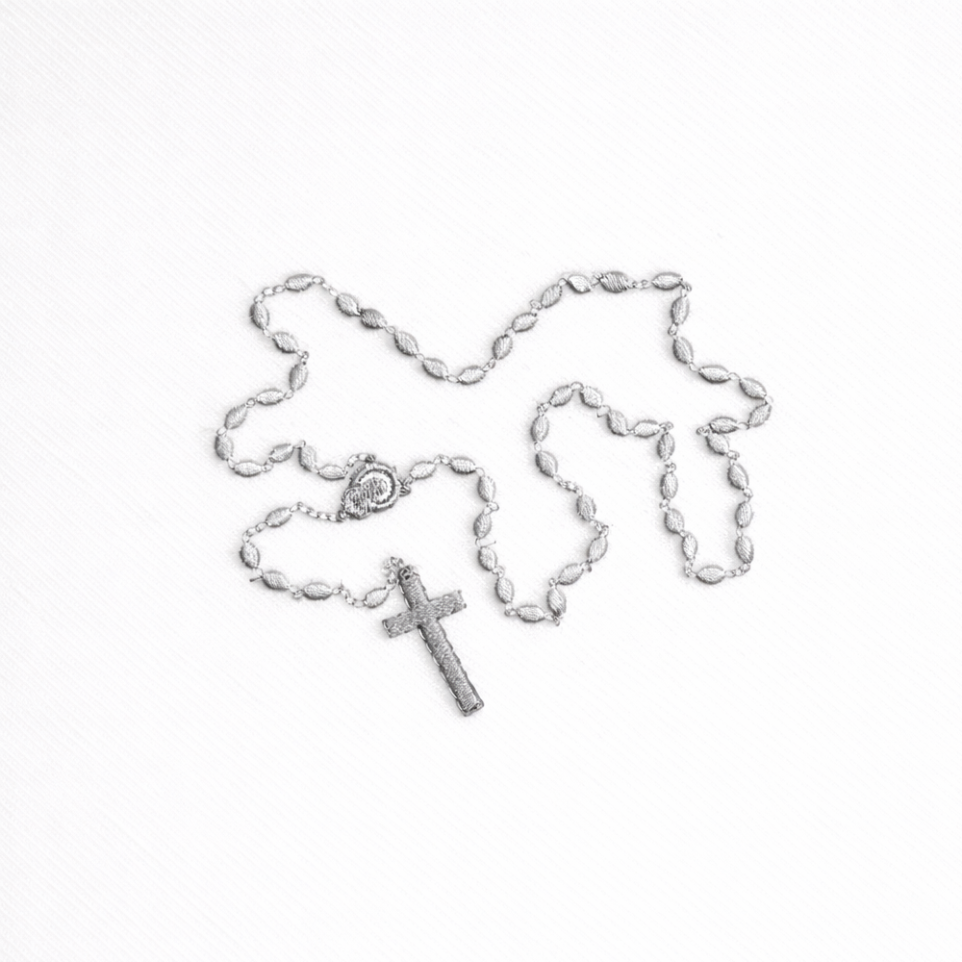 Rosary Embroidery Design
