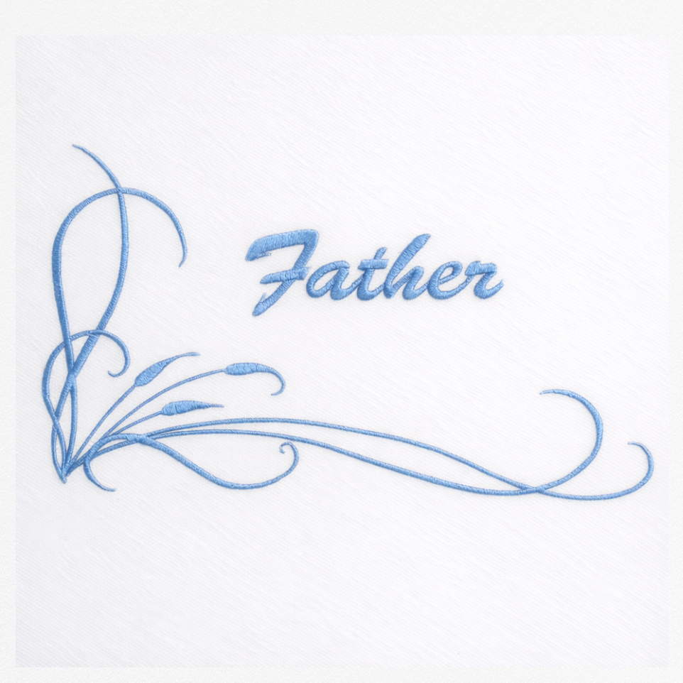 Father Embroidery Design