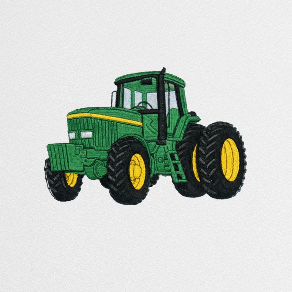Tractor Embroidery Design