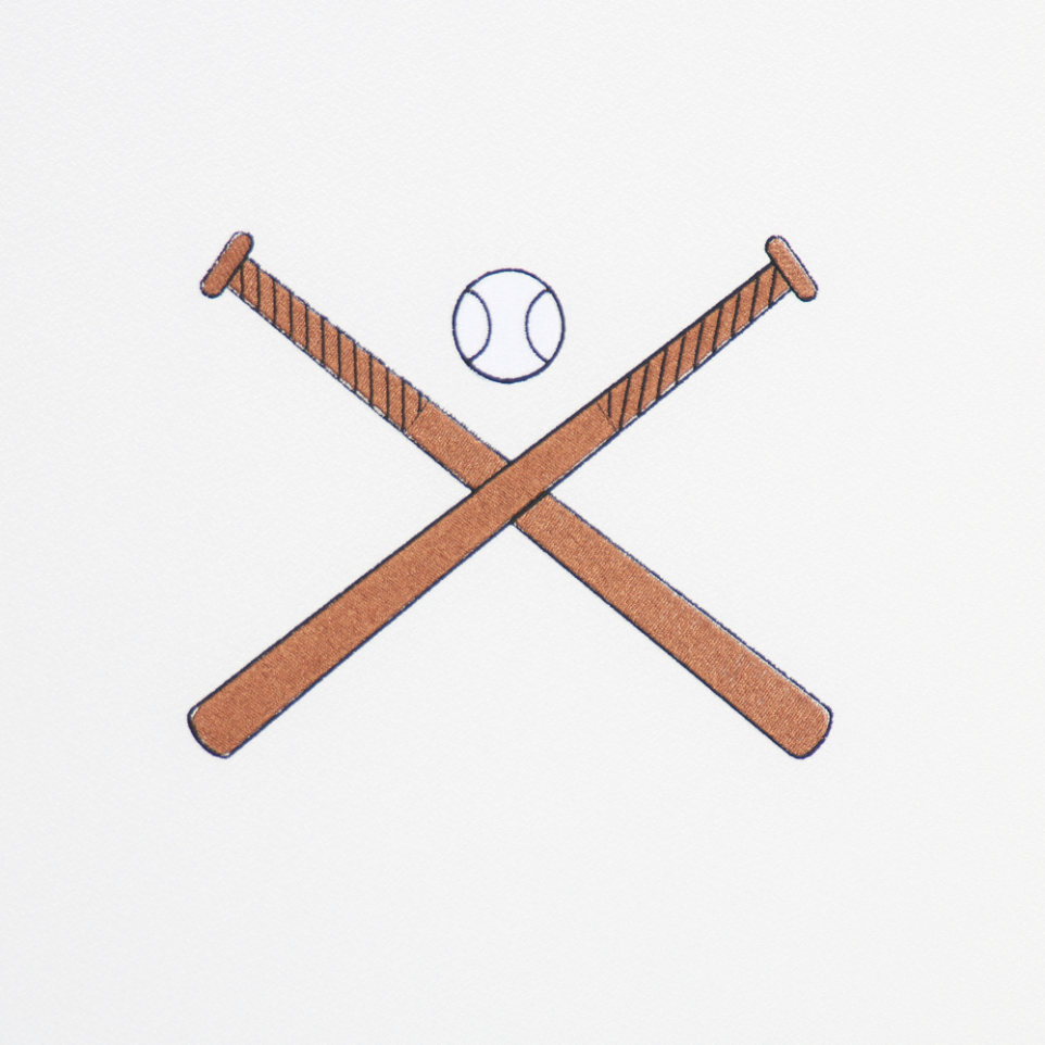 Baseball Embroidery Design
