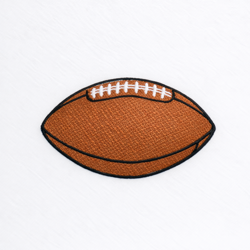 Football Embroidery Design