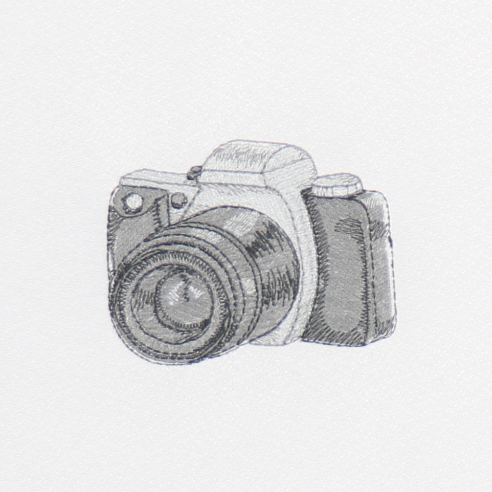 Camera Embroidery Design