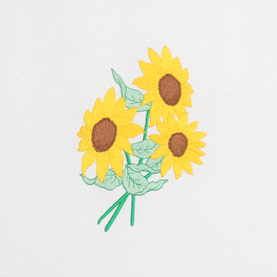 Sunflowers Embroidery Design