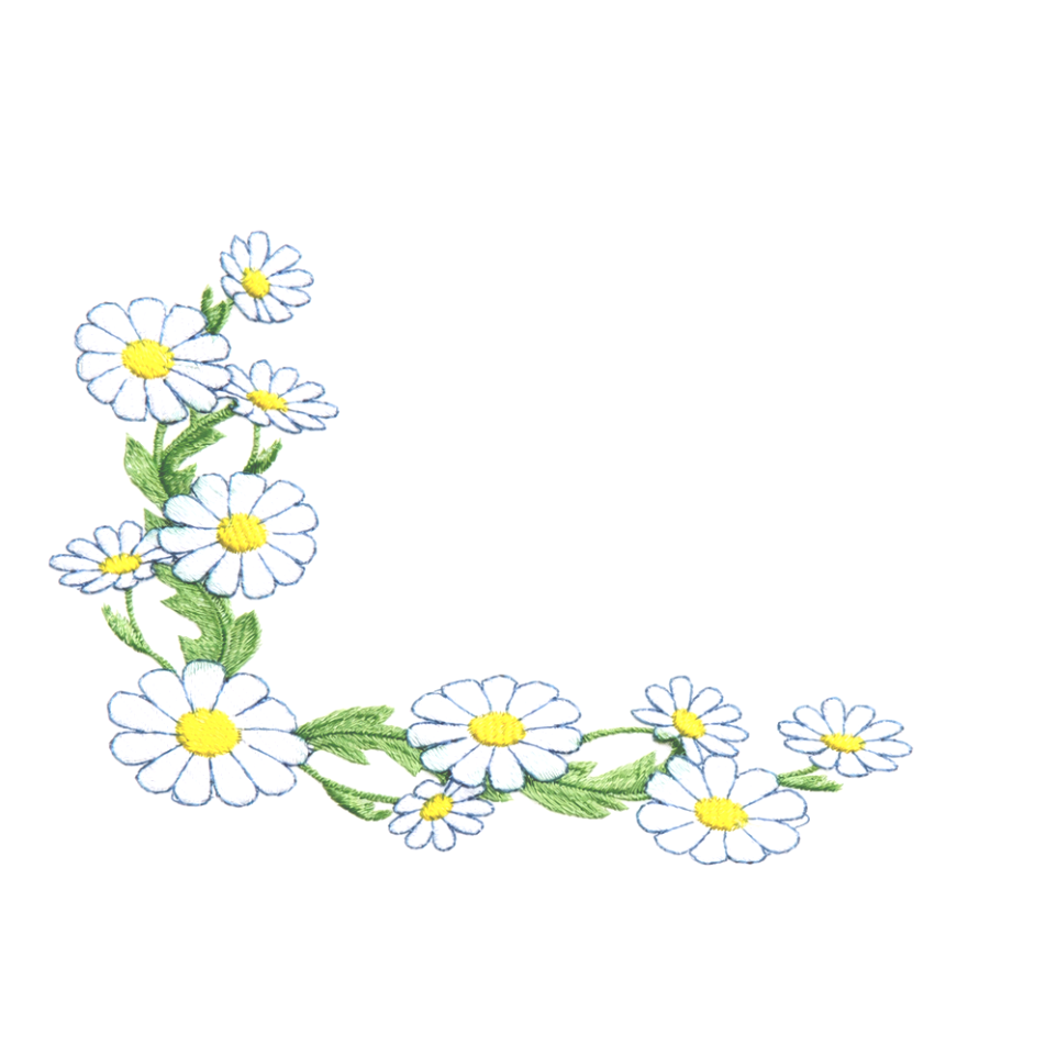 Daisy Embroidery Design
