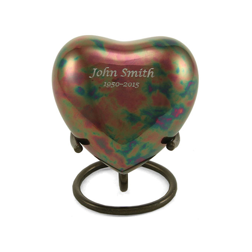 Classic Raku Heart Keepsake