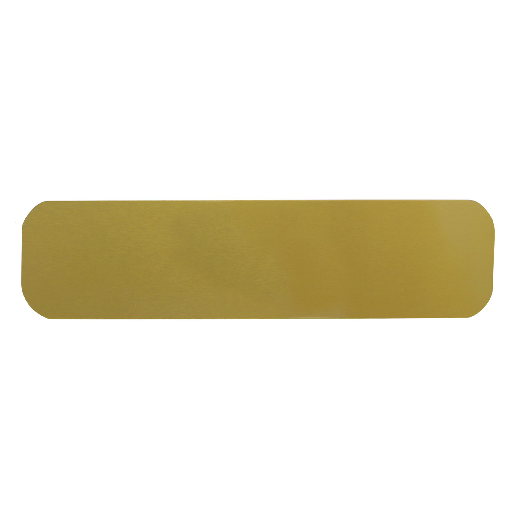 Large Personalization Plate - Bronze