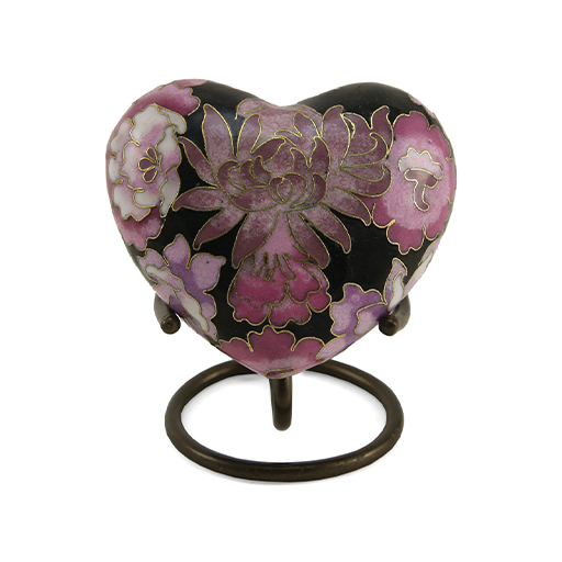 Floral Blush Elite Heart Keepsake