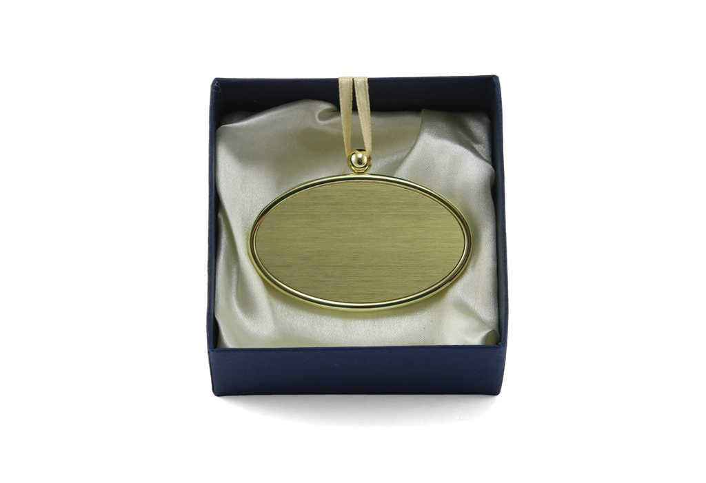 Golden Oval Urn Pendant