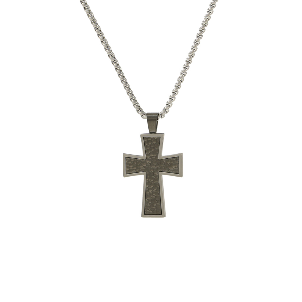 Cross Onyx Necklace