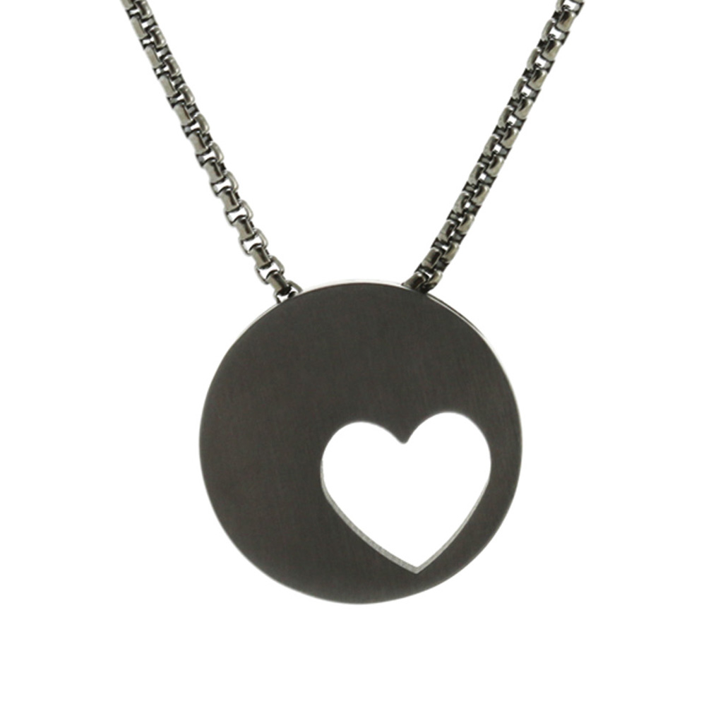 Eternity Heart Slate Necklace