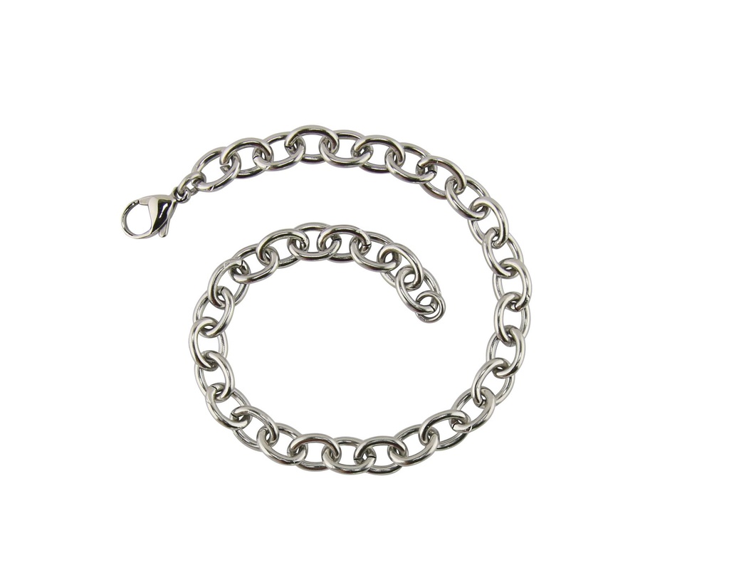 Link Charm Bracelet Pewter-Bracelet Only