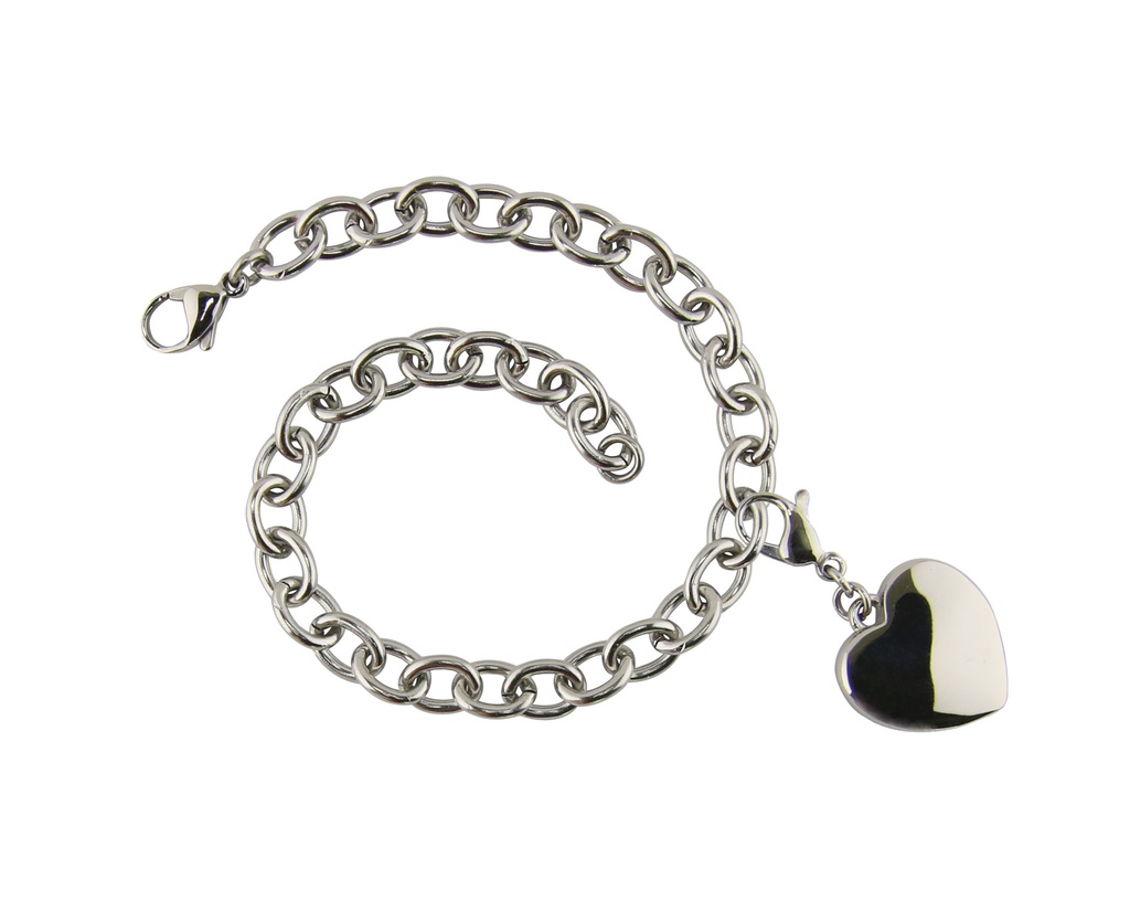 Bracelet with Heart Charm