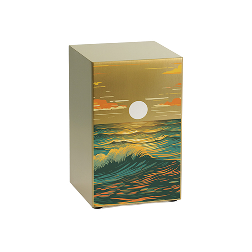 Life Canvas Ocean Landscape Bronze