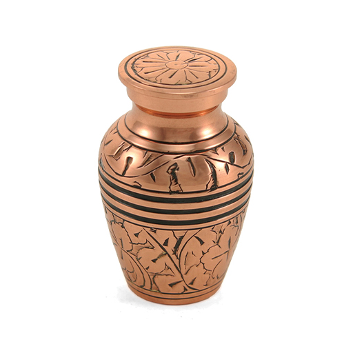 [URN-2804K] Copper Oak Individual Keepsake