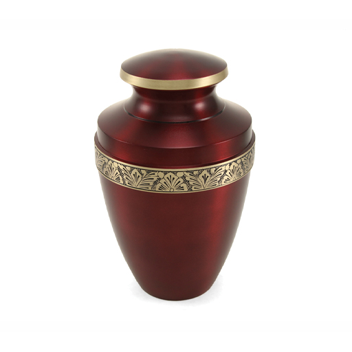 [URN-502L] Grecian Crimson Large