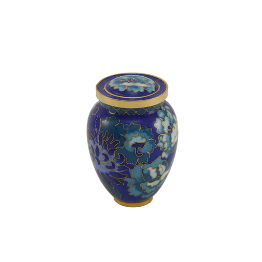 [URN-C114K] Floral Blue Elite Individual Keepsake