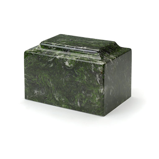 [URN-ML M-5012L] Classic Verde Cultured Marble Urn