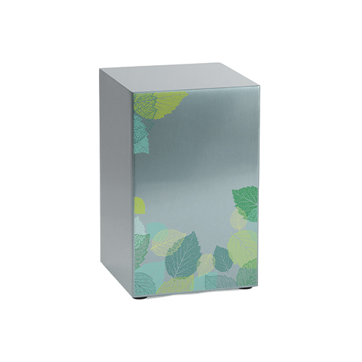 [URN-100322] Life Canvas Foliage Pewter, Left Side