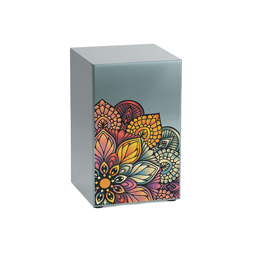 [URN-100311] Life Canvas Mandala Pewter, Right Side